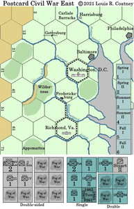 Postcard Civil War East