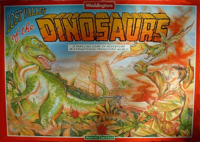A rare early version of the Waddington game box (front).