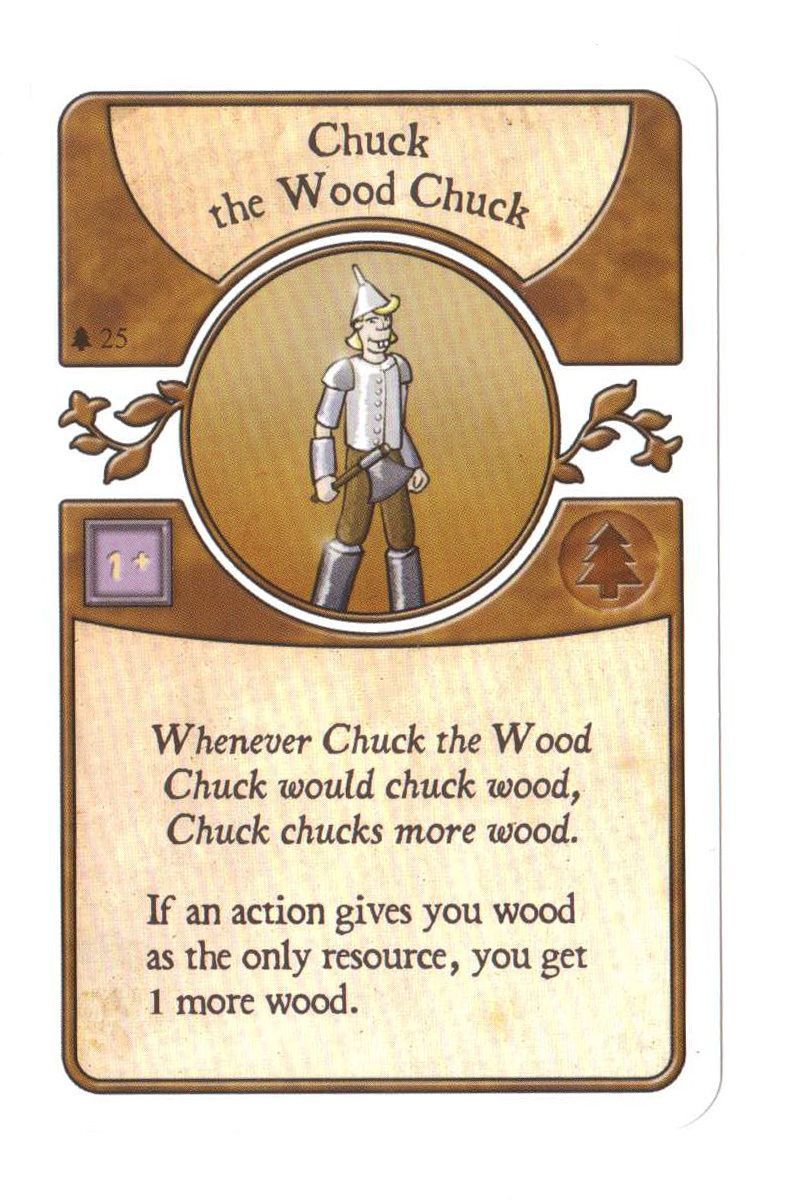 Agricola: The Legen*dairy Forest Deck – Chuck the Wood Chuck image