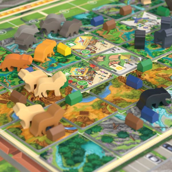 Close-up view of the Game (Buildings)