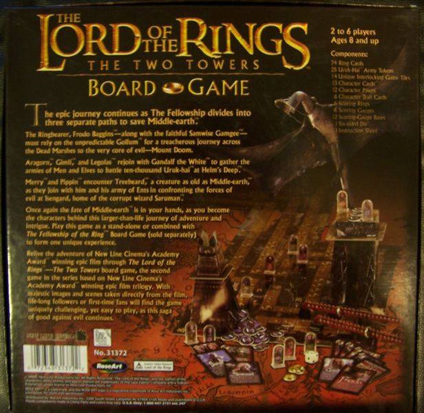 The Lord of the Rings: The Two Towers, Board Game