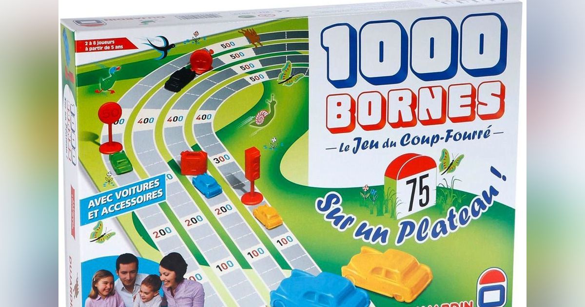 1000 Bornes sur un Plateau, Board Game