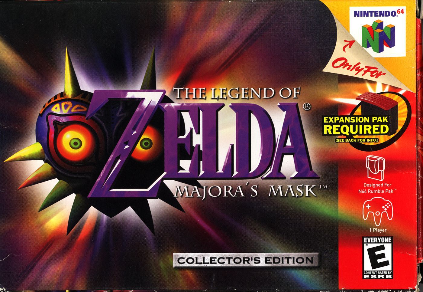 The Legend of Zelda: Majora's Mask box art