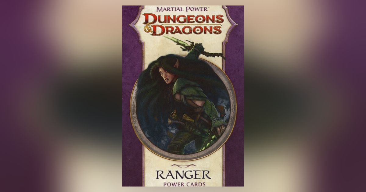 Martial Power: Ranger Power Cards | RPG Item | BoardGameGeek