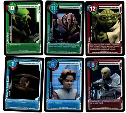 TCG CCG Topps Star Wars Clone Wars Adventures Booster Pack NEW 