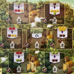 Century: A New World – G1/H1 Location Board
