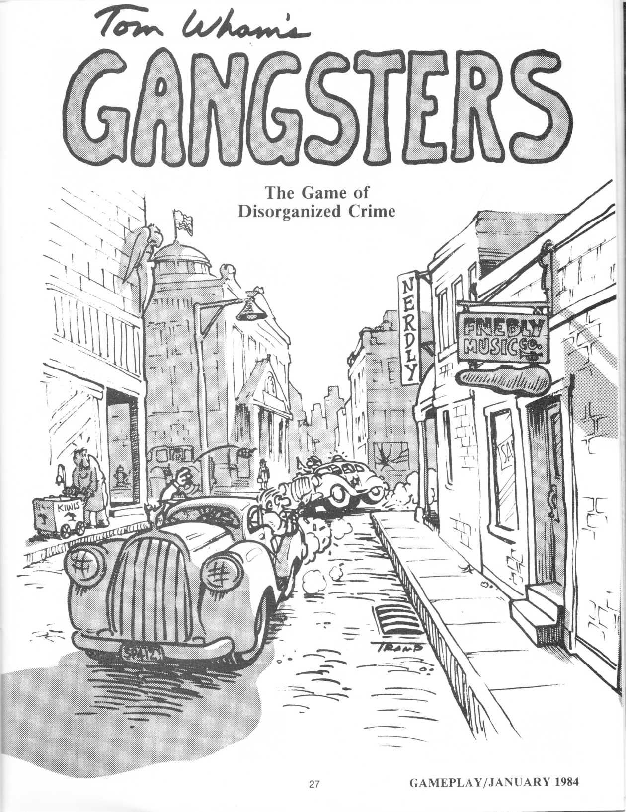 Boîte du jeu Gangsters: The Game of Disorganized Crime
