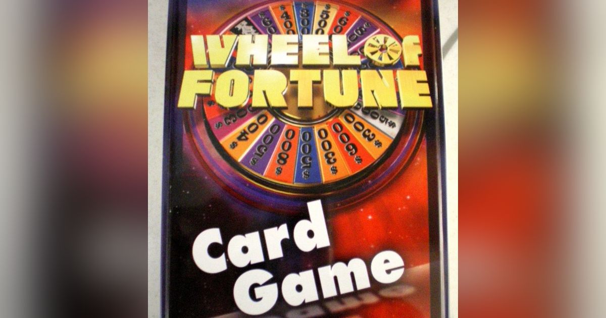 Wheel Of Fortune Card Game | Board Game | BoardGameGeek