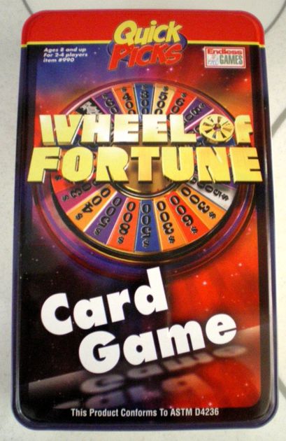 Wheel of Fortune Card Game 2019 Endless Games for sale online 