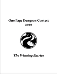 RPG Item: One Page Dungeon Contest 2010: The Winning Entries