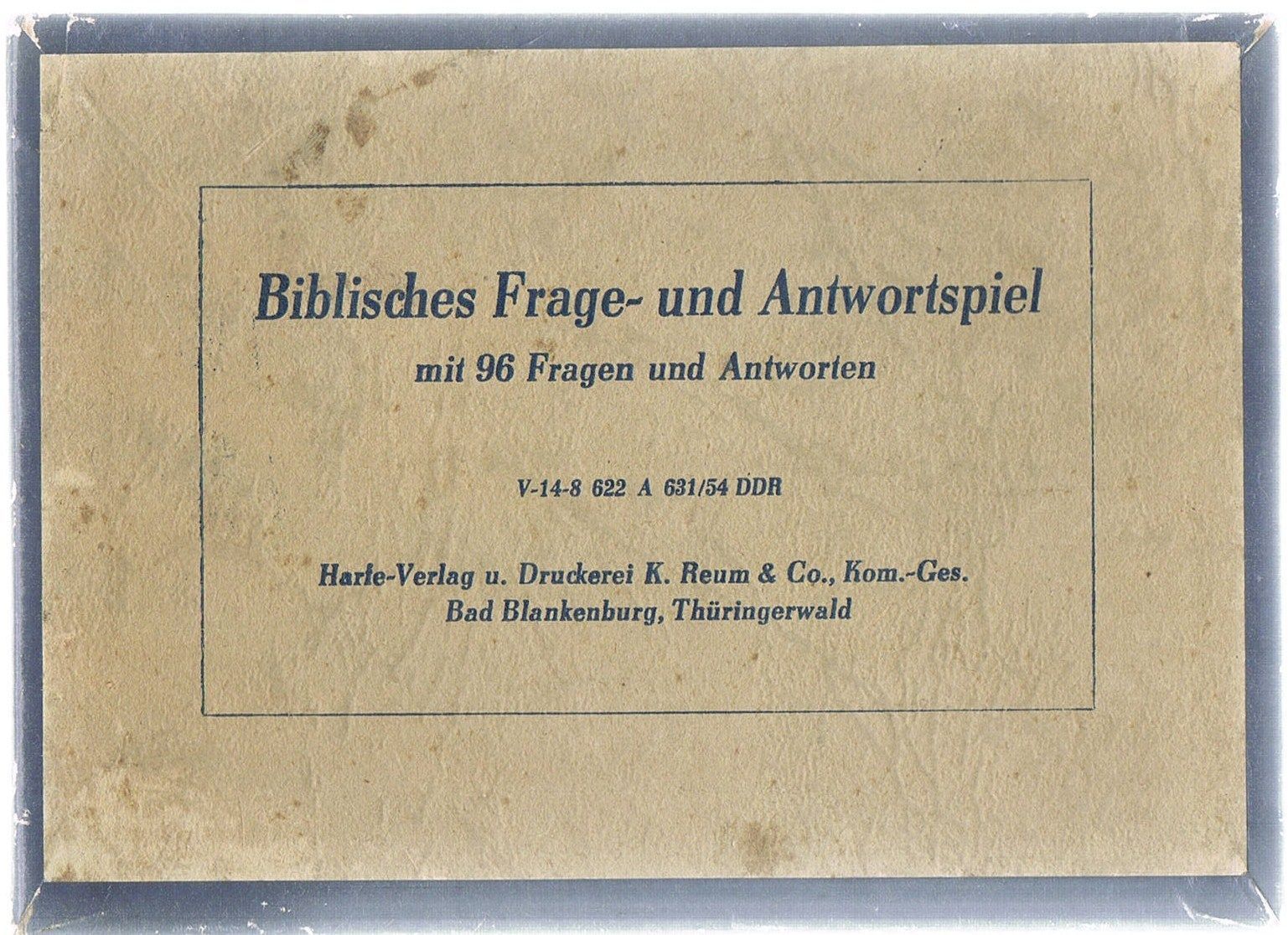 Biblisches Frage und Antwortspiel