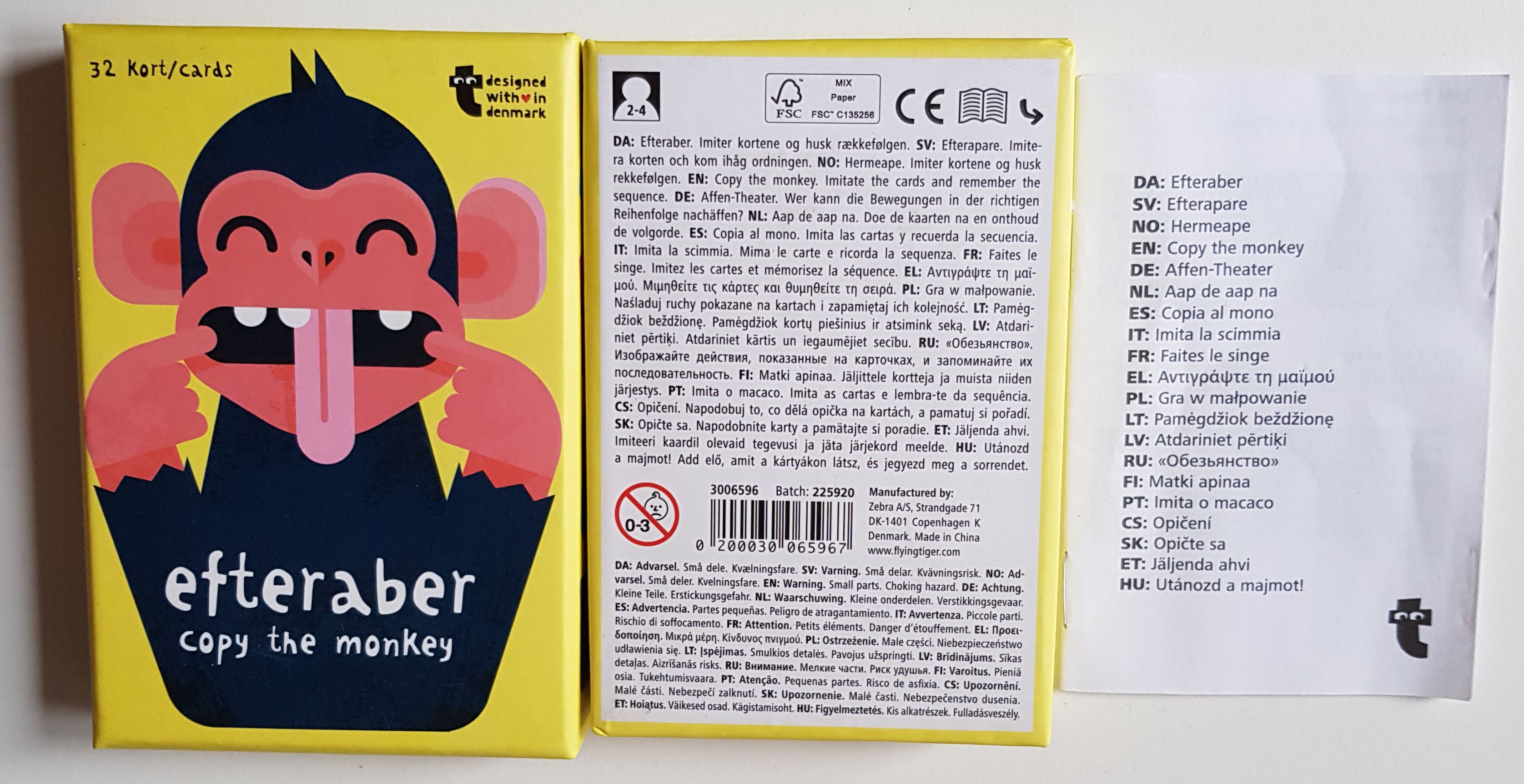 Efteraber: Copy the monkey