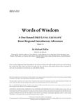 RPG Item: BIS5-IS3: Words of Wisdom