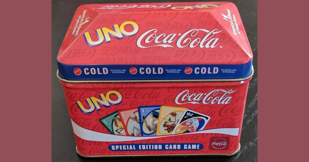 UNO CocaCola Board Game BoardGameGeek