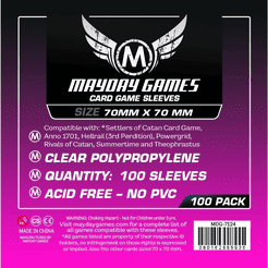 rivals for catan card sleeves CATANPREMIUM ART SLEEVES