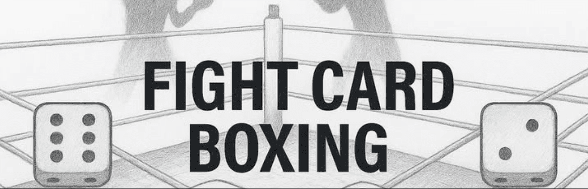 Fight Card Boxing