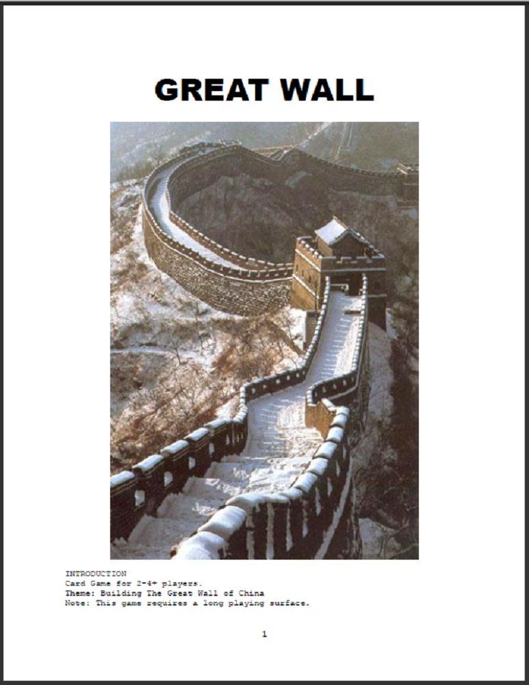 Great Wall cover