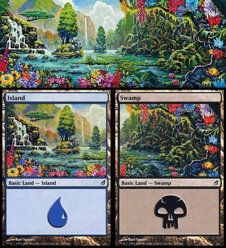 mtg panorama cards All 6 Panorama scenes from the LOTR set. : r/magicTCG