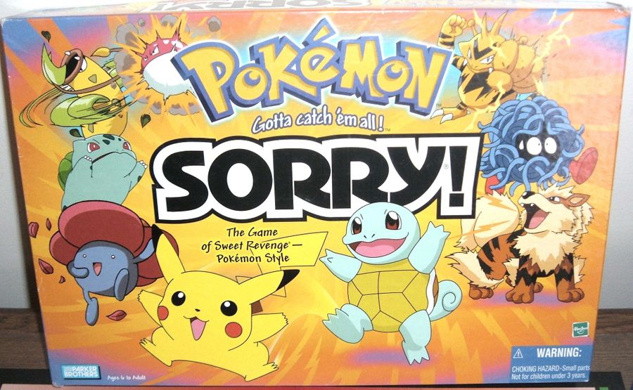 Sorry Pokemon Image Boardgamegeek