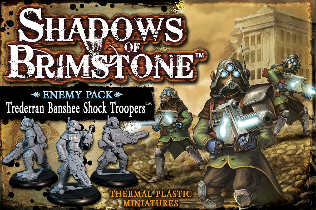 Shadows of Brimstone: Trederran Banshee Shock Troopers Enemy Pack