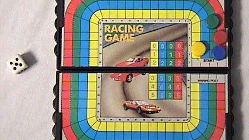 Magnetic Pocket Travel Racing Game