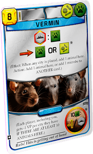 Terraforming Mars: Vermin Promo Card