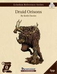RPG Item: Echelon Reference Series: Druid Orisons (3PP)