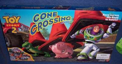 Mattel Toy Story 2 Cone Crossing Board Game 1999 Complete for sale online