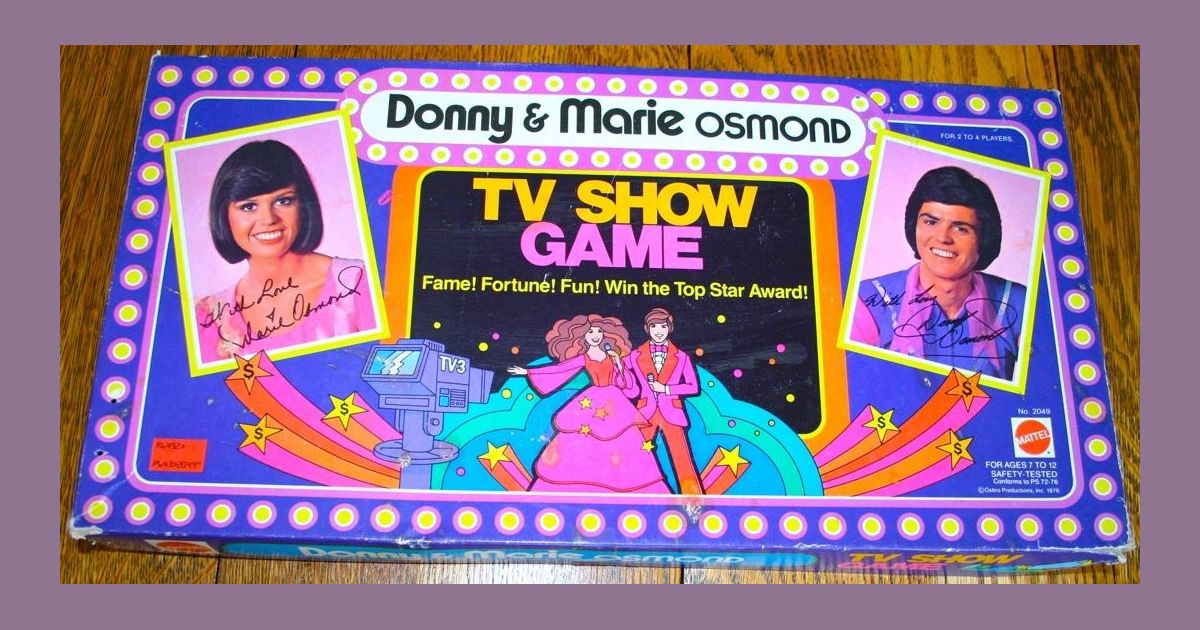 Donny & Marie Osmond TV Show Game Board Game BoardGameGeek