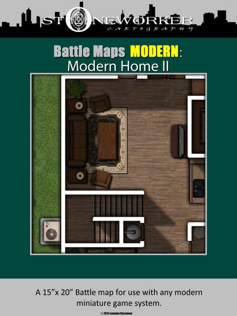 Battle Maps Modern Modern Home Ii Rpg Item Rpggeek