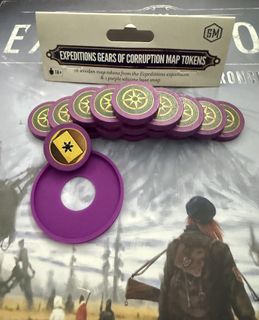 Expeditions: Gears of Corruption – Wooden Map Tokens