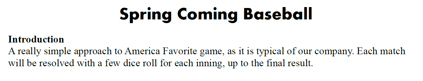 Spring Coming Baseball