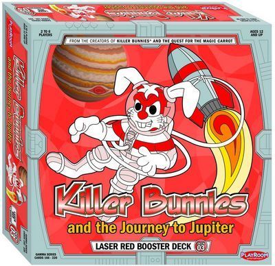 Killer Bunnies and the Journey to Jupiter: Laser Red Booster Deck cover art