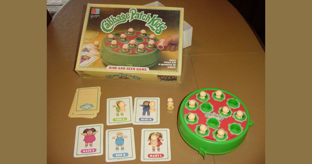 Cabbage Patch Kids Hide-And-Seek Game | Board Game ...