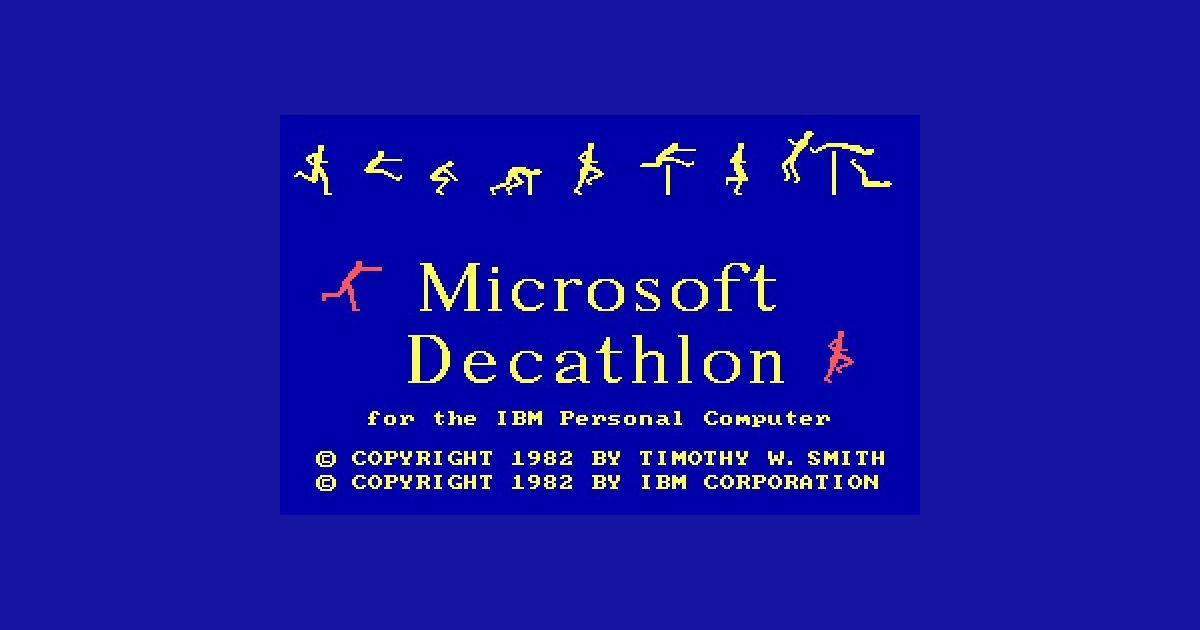 Olympic Decathlon Video Game Videogamegeek