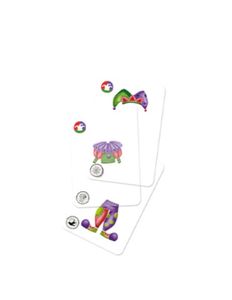 Tricky Treats: Jester Costume Cards