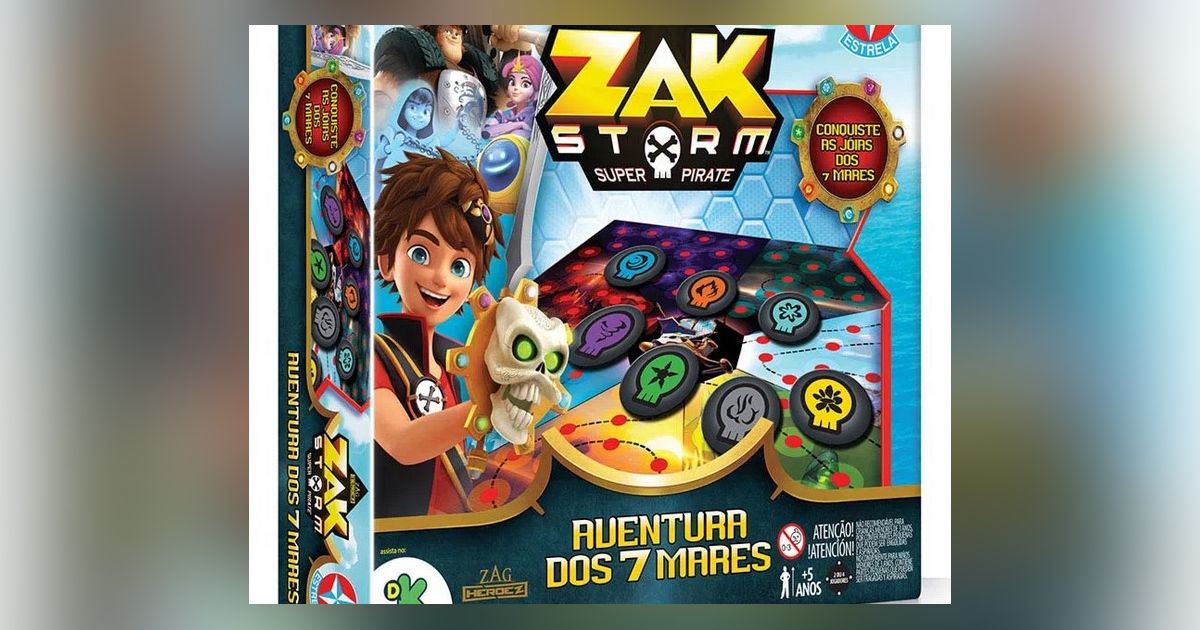 Jogo Zak Storm E A Aventura Dos 7 Mares Discovery - Estrela