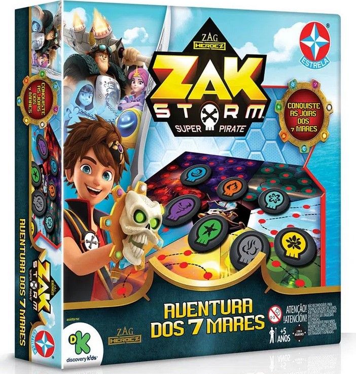 Coperta Zak Storm e a Aventura dos 7 Mares