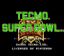 Video Game: Tecmo Super Bowl