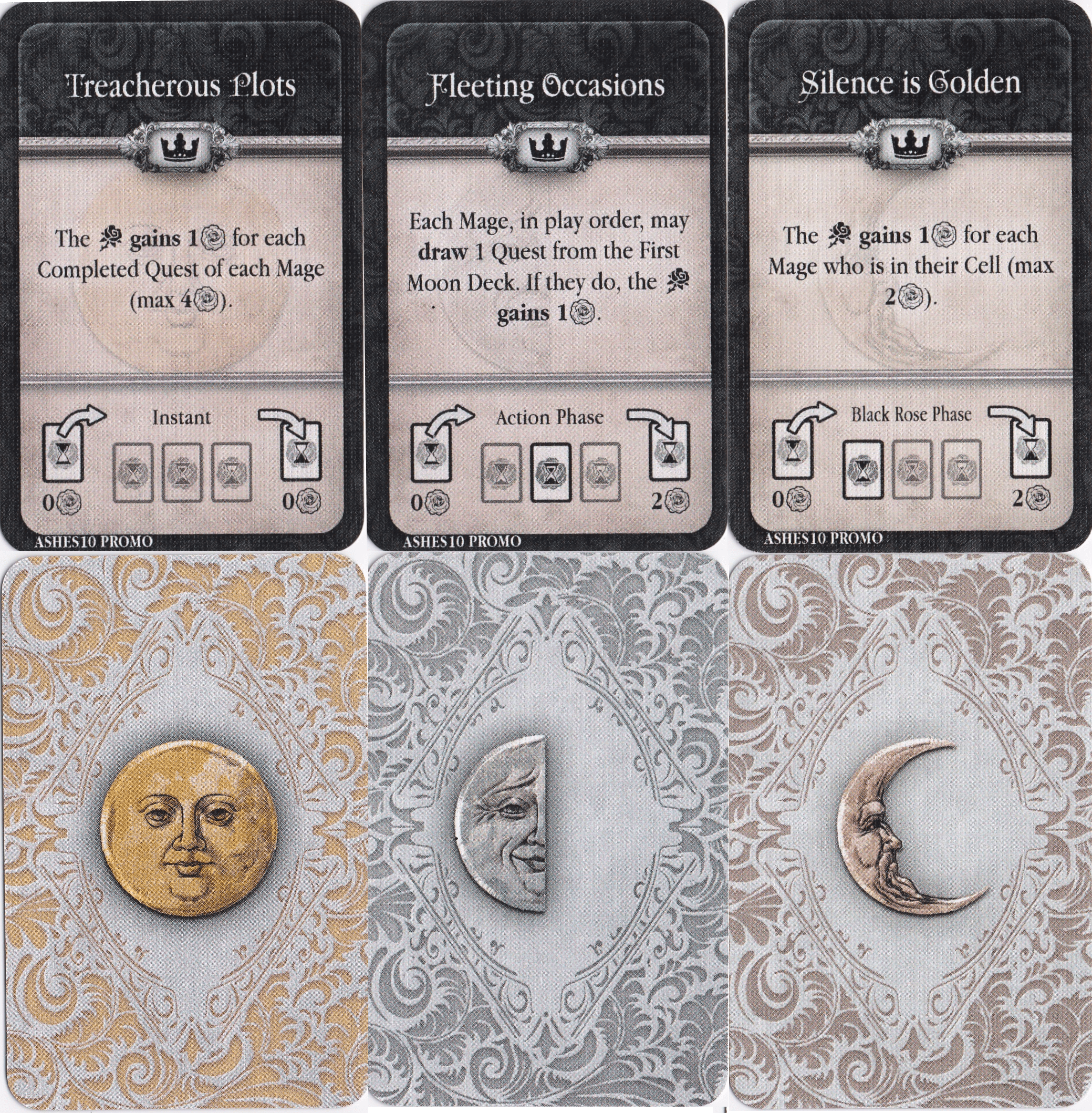 Black Rose Wars: LMS 10th Anniversary three Event cards Promo