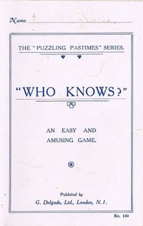 "Who Knows?"