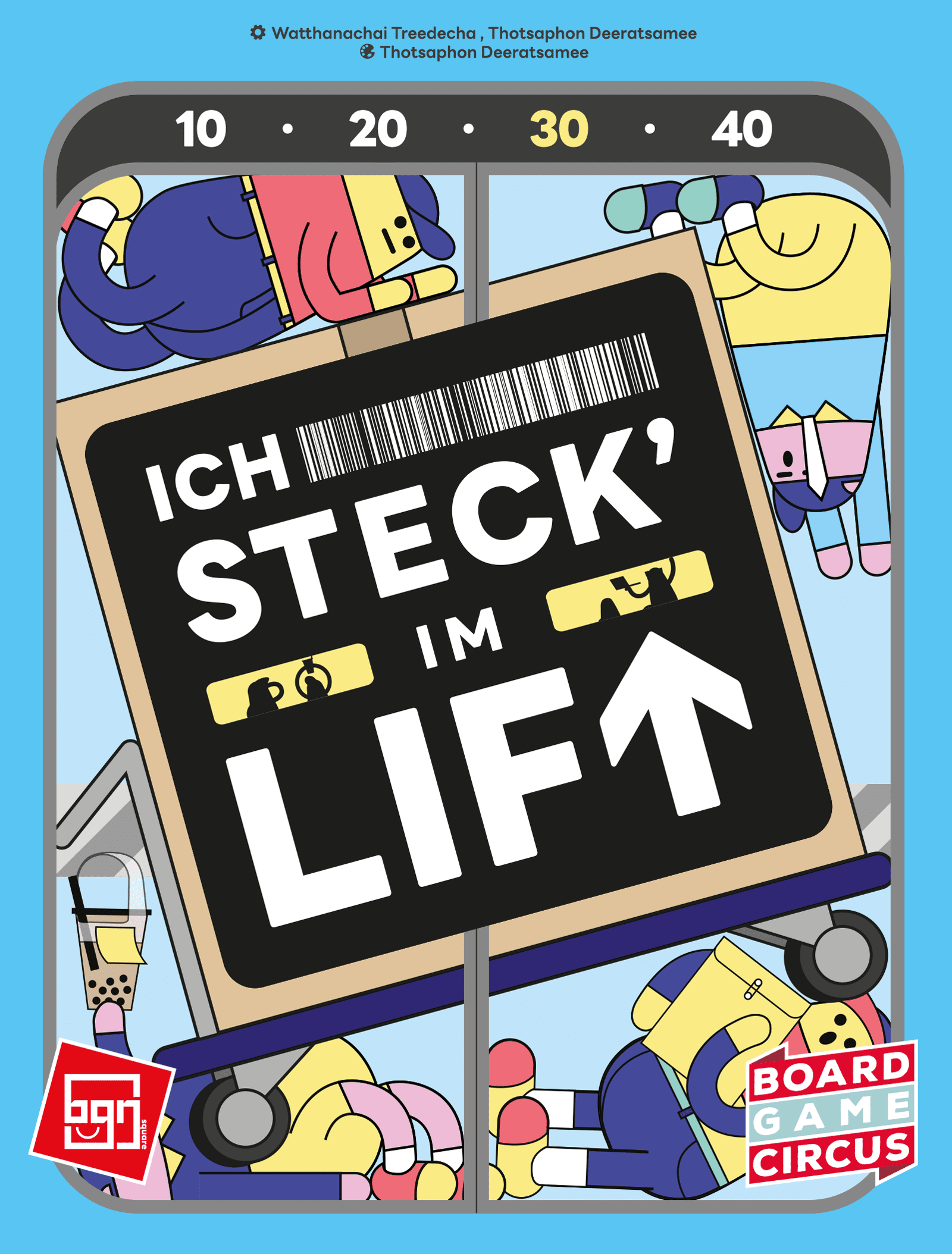 Ich steck' im Lift