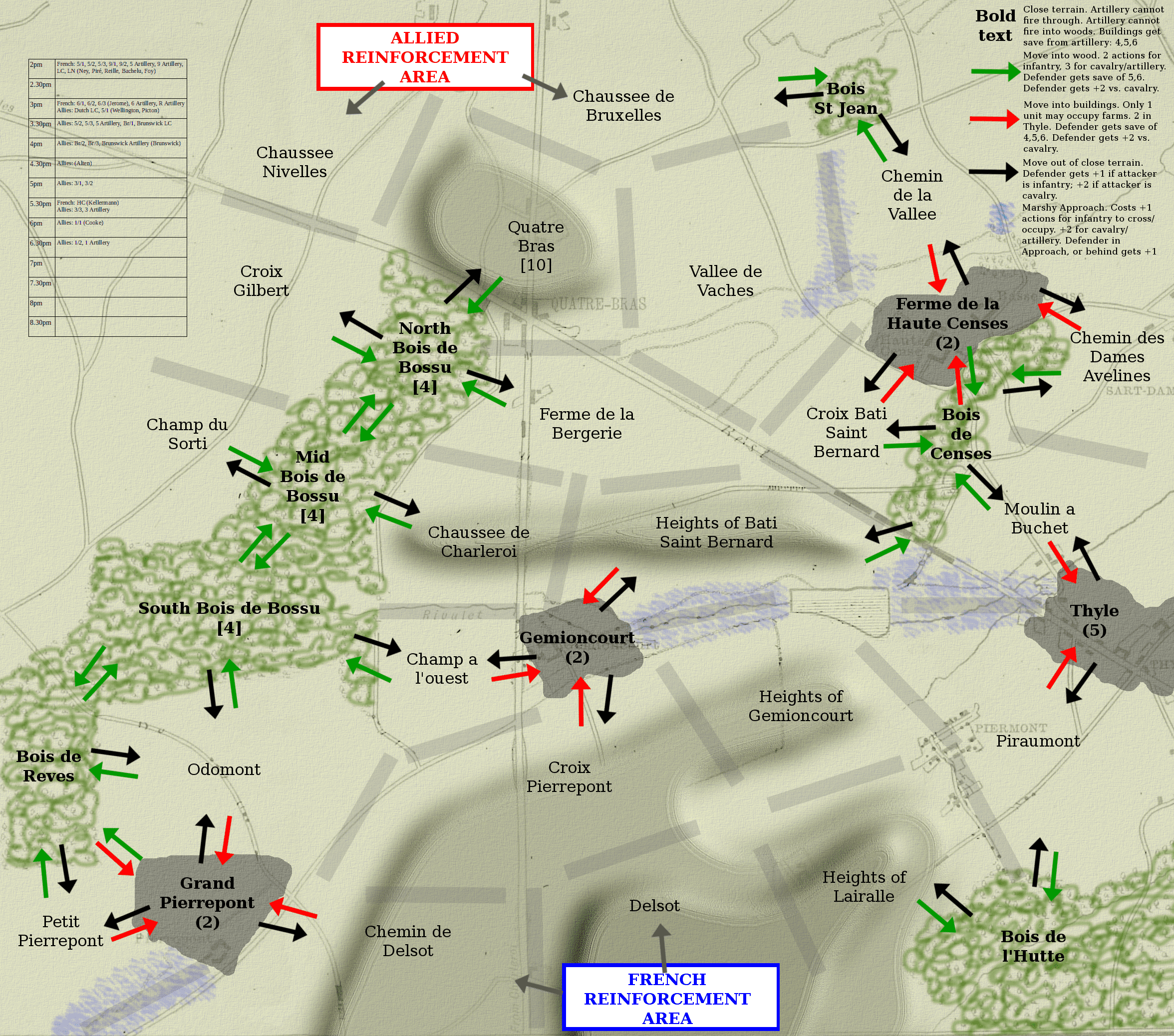 Lines of Battle: Quatre Bras 1815