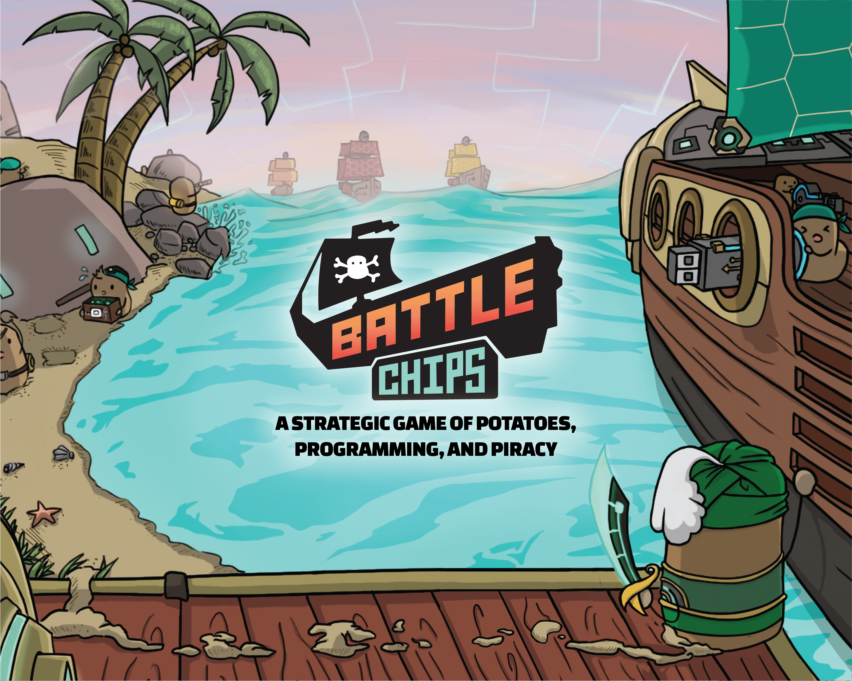 Boîte du jeu Potato Pirates 3: Battlechips