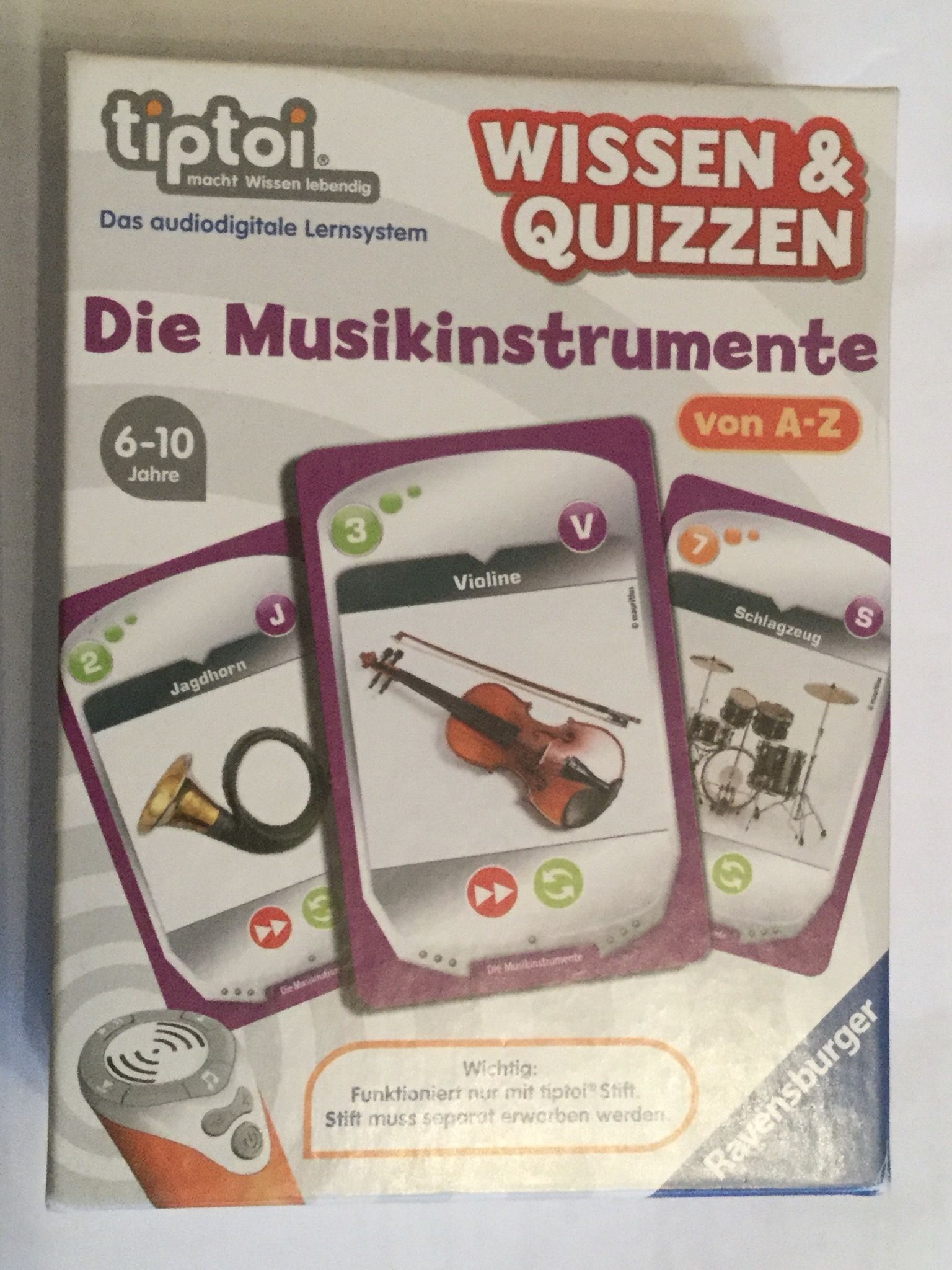 Wissen & Quizzen: Die Musikinstrumente box art