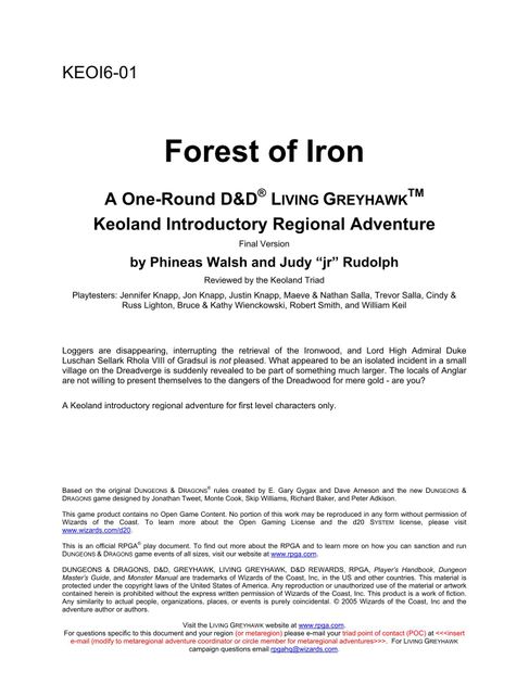 Keoi6 01 Forest Of Iron Rpg Item Rpggeek