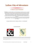 RPG Item: Leilon 00: City of Adventure