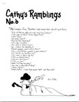 Issue: Cathy's Ramblings (Issue 6 - 1984)