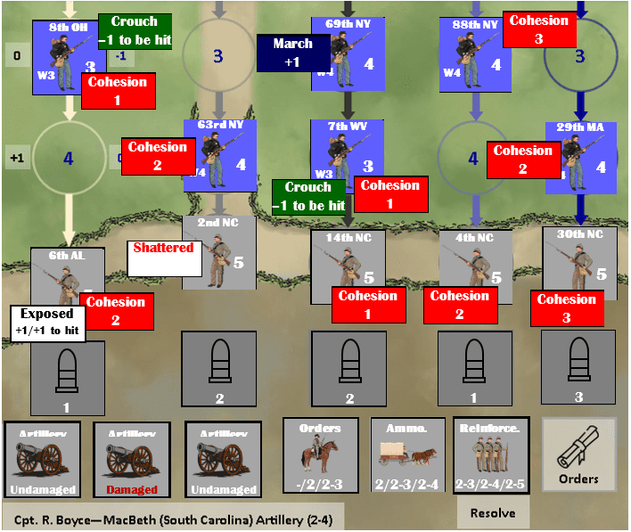 Cover art for Bloody Lane: A Solitaire Wargame