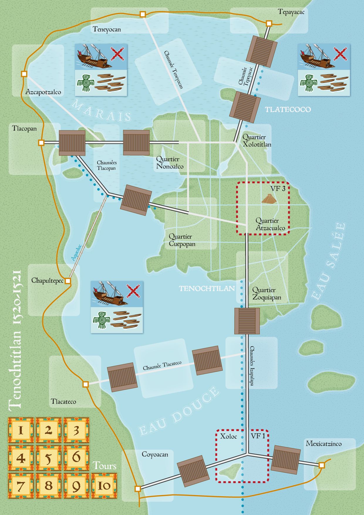 Siege of Tenochtitlan 1521 & The Noche Triste 1520 box art